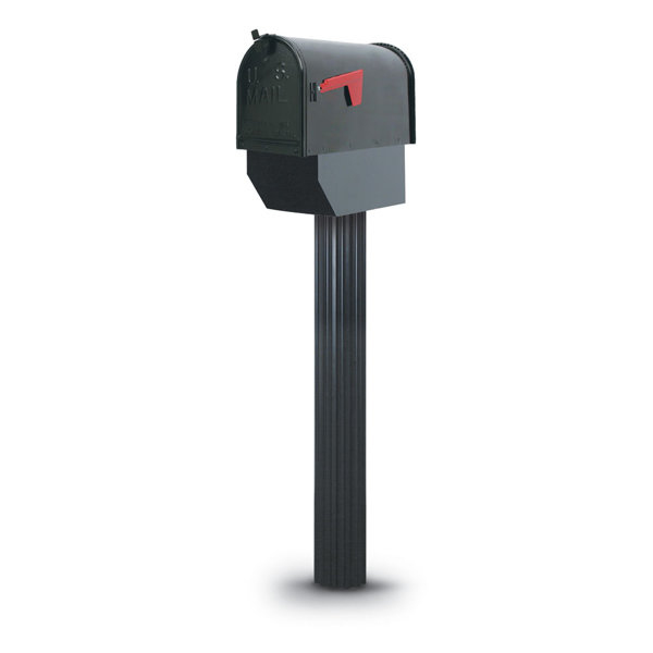 PostalProductsUnlimitedInc. Oak Ridge Mailbox with Post Included Wayfair